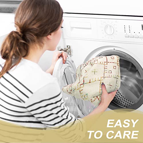 Colorful Boho Non-Slip Bathroom Rug Mat 20x31 inch