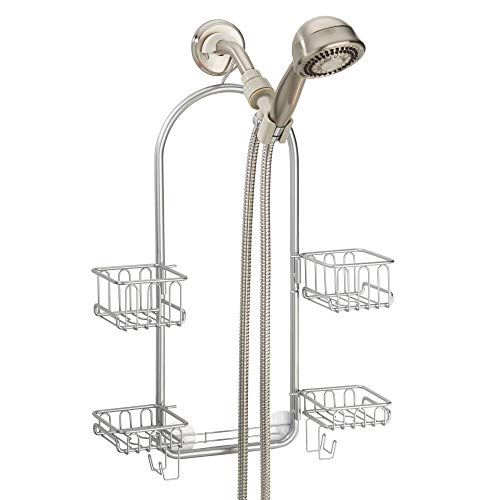 iDesign Classico Shower Shelf, Silver Steel