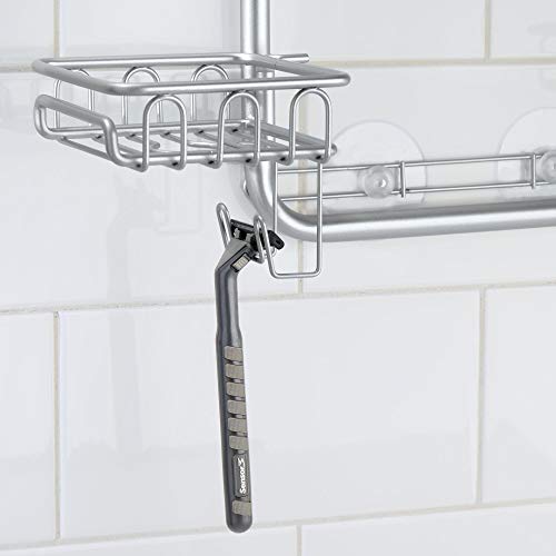 iDesign Classico Shower Shelf, Silver Steel