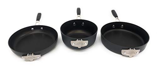 Calphalon Nonstick Cookware Set, Space-Saving, 9 Pieces