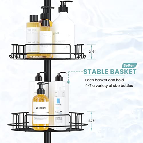 Corner Shower Caddy - 4 Layer Rustproof Organizer