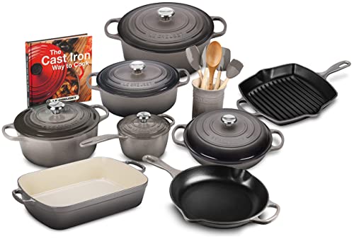 Le Creuset 20-Piece Cast Iron Cookware Set