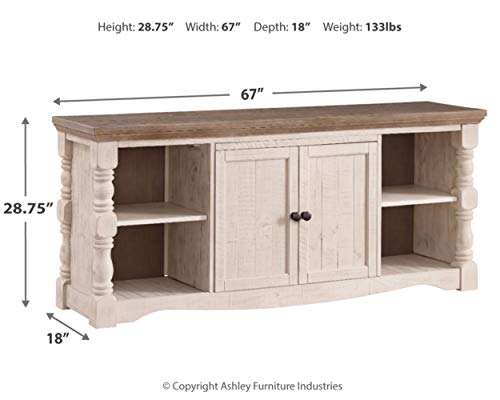 Ashley Havalance Two-Tone Extra Large TV Stand