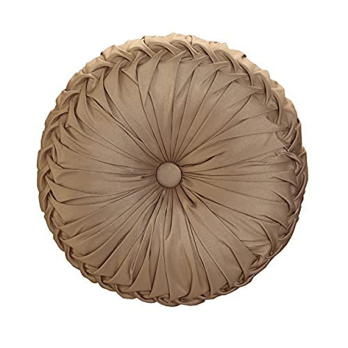 Gold Jacquard Motif King Comforter Set with Pillows