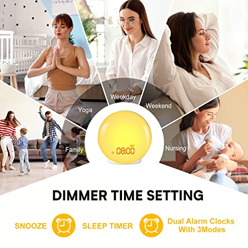 Sunrise Alarm Clock for Kids and Heavy Sleepers