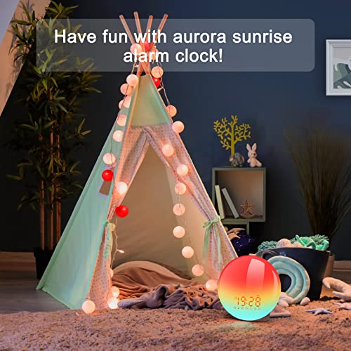 Sunrise Alarm Clock for Kids and Heavy Sleepers