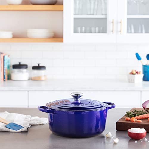 Le Creuset Indigo 5.5 qt Round Dutch Oven