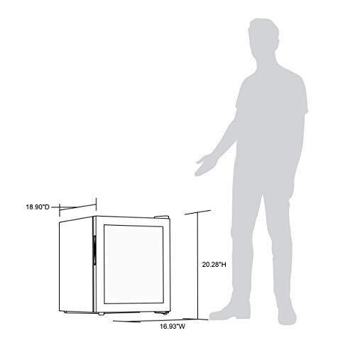 NewAir 16-Bottle Stainless Steel Wine Cooler