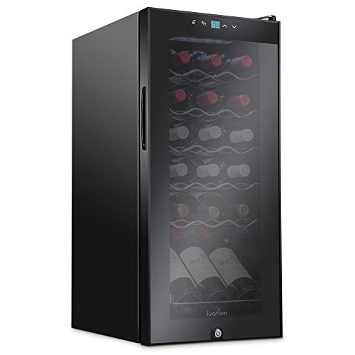 Ivation 18-Bottle Wine Cooler with Lock