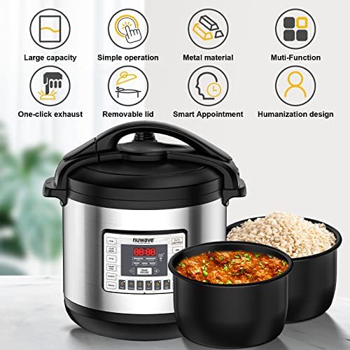 Nuwave 8-Quart Digital Pressure Cooker with Steel Pot
