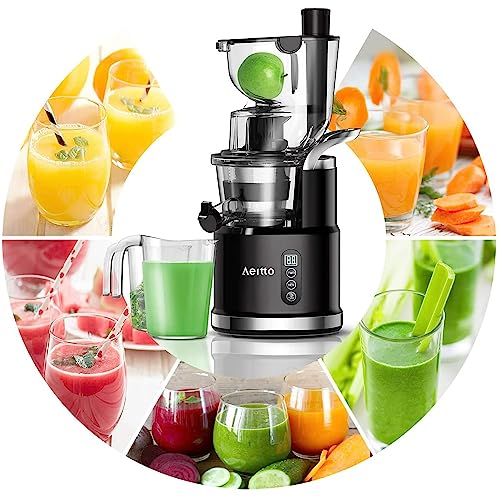 Aeitto Quiet Slow Juicer with 81mm Chute
