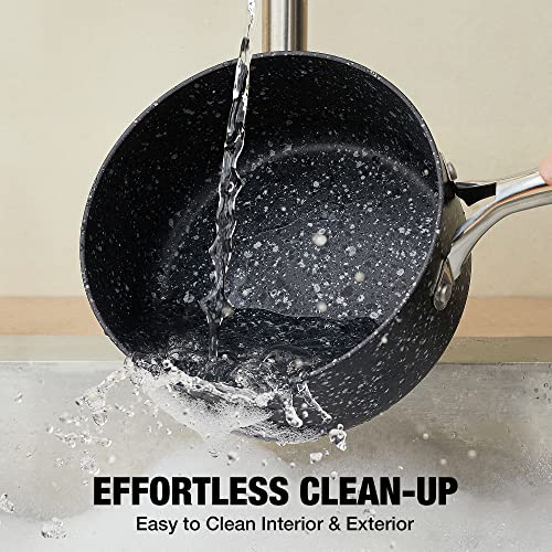 3-Piece Nonstick Saucepan Set with Glass Lids