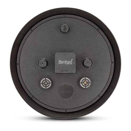 Vintage Silent Wall Clock - 12 Inch Rustic Bronze