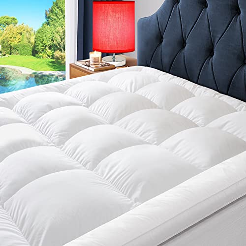 ELEMUSE Extra Thick Cooling King Mattress Topper