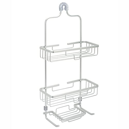 Rustproof Aluminum Shower Caddy in Satin Chrome