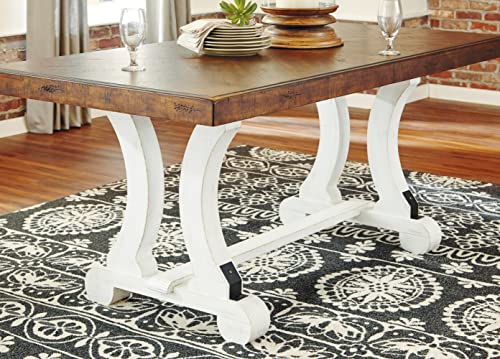 Farmhouse Rectangular Extension Dining Table - Seats 8