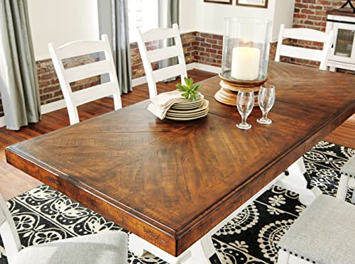Farmhouse Rectangular Extension Dining Table - Seats 8