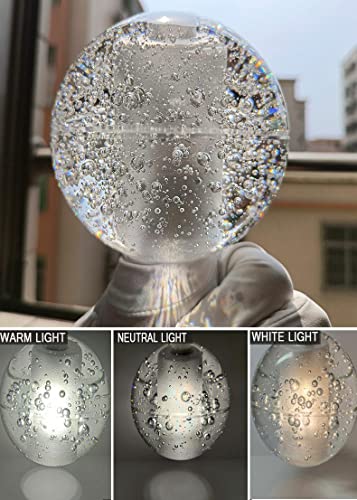 14-Lights Bubble Crystal Chandelier- Modern Chandelier LED Raindrop Ceiling lamp High Ceiling Crystal Large Chandelier Hanging Lighting fixtures G4 Spiral Staircase Light Living Room Hallway Light
