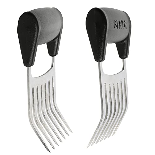 Meat Shredder Claws for Shredding Pulled Pork, Chicken - Stainless Steel BBQ Tool - Large Size