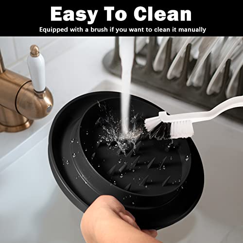 Chicken Shredder Shred Machine, Large Meat Shredder Machine, Chicken Shredding Tool with Clear Cover and Non-Skid Base, Ergonomic Handle,Shred Machine Tool for Pork, Beef and Chicken,Dishwasher Safe