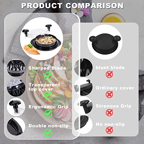 Chicken Shredder,Meat Shredder,Upgraded Chicken Breast Shredder Tool Twist,Chicken Griner with Ergonomic Handle Non-Skid Base for Pulled Pork, Beef and Chicken