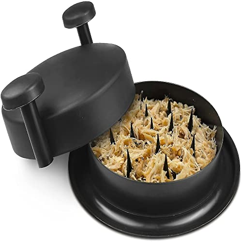 VITA NOVA Chicken Shredder Meat Shredder for Pork, Chicken and Red Beef Shred Machine With Handless Non-skid Base Mat Chicken Shredding Tool Chicken (Black)