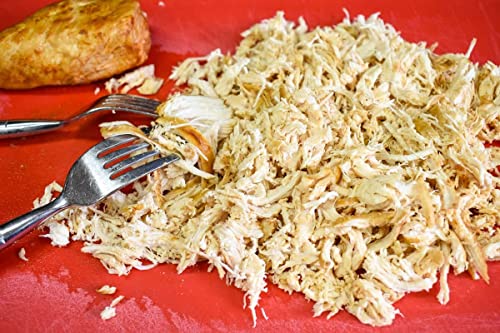 Chicken Shredder, Alternative to Bear Claws Meat Shredder, Meat Shredding Tool with Handles and Non-Skid Base Suitable for Pulled Pork, Beef and Chicken (Black)