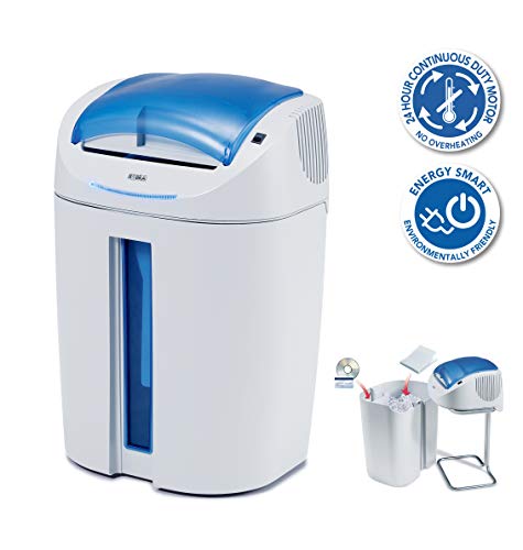 Kobra +2 SS4 Medium Volume Personal and Office Strip Cut Shredder with Opening Lid and 2 Separate Cutting Blades; For Paper and for CD/DVD