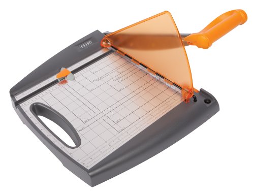 Fiskars 197300-1001 Paper Crafting Bypass Trimmer, 12-Inch,Black