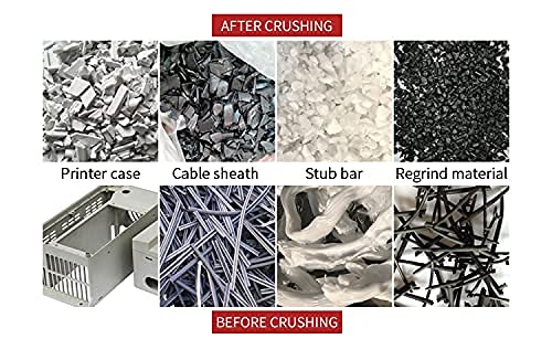 LESINTOR Low Noise Industrial Grinding Plastic Bag Paper Shredder Crusher Factory Price Crushing Plastic Bottle Crusher Machine