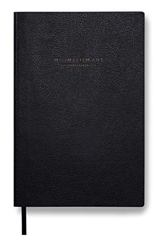 Minimalism Art, Classic Soft Cover Notebook Journal, Medium Size, A5 5.8" x 8.3", 176 Pages, Premium Thick Paper 100gsm, Fine PU Leather, Ribbon Bookmark, San Francisco (Dotted, Black)