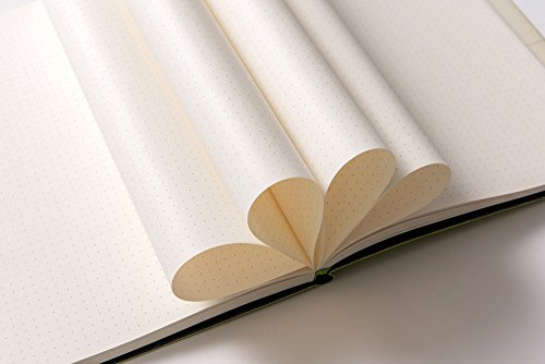 Minimalism Art, Classic Soft Cover Notebook Journal, Medium Size, A5 5.8" x 8.3", 176 Pages, Premium Thick Paper 100gsm, Fine PU Leather, Ribbon Bookmark, San Francisco (Dotted, Black)