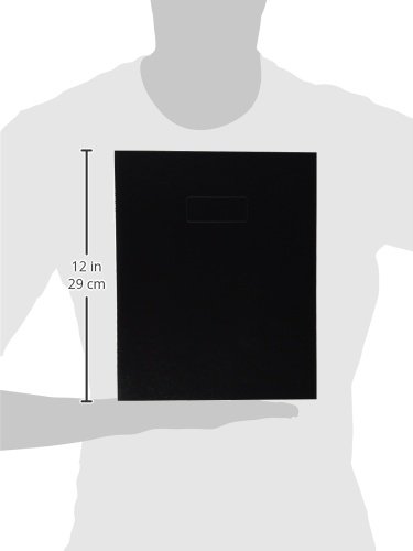 Blueline NotePro Executive Journal, Black, 11" x 8.5", 150 Pages (A10150.BLK)
