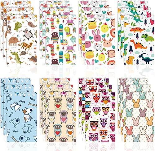24 Pieces Novelty Cute Animal Mini Notebooks (2.36 x 3.94"）Themed Party Favor Cool Animal Notepads Spiral Pocket Notebooks Birthday Gift Teacher Classroom Rewards for Kids Adults Party Goody Bags Stuffers.
