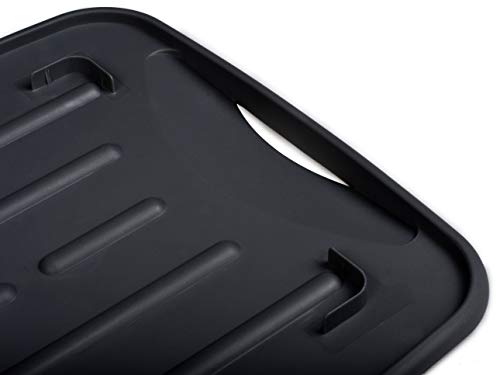 Collapsible Dish Drying Rack - Popup and Collapse for Easy Storage, Drain Water Directly into the Sink, Room for Eight Large Plates, Sectional Cutlery and Utensil Compartment, Compact and Portable.