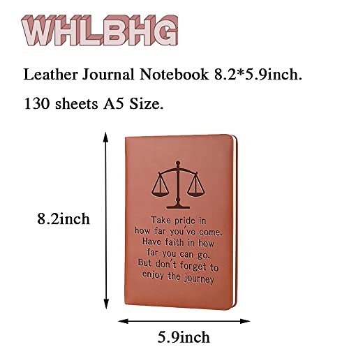 WHLBHG Lawyer Gift Leather Notebook She Believed She Could So She Did Leather Notebook Law School Graduation Gifts Future Lawyer Gifts Birthday Appreciation Retirement Gift (take pride)