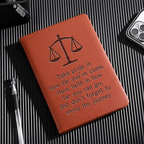 WHLBHG Lawyer Gift Leather Notebook She Believed She Could So She Did Leather Notebook Law School Graduation Gifts Future Lawyer Gifts Birthday Appreciation Retirement Gift (take pride)