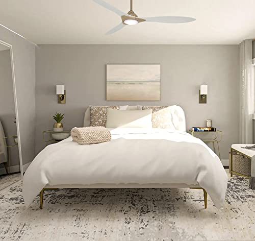 MINKA-AIRE CeilingF868 Ceiling Fan (Soft Brass/Flat White)