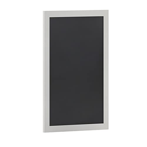 HBCY Creations Rustic Magnetic Wall Chalkboards Framed Decorative Chalkboard - Great for Kitchen Decor, Weddings, Restaurant Menus and More! (Solid White, 24 x 36 Inch)