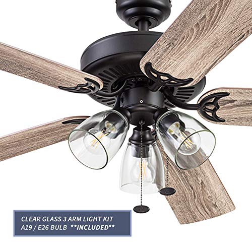 Prominence Home 51593 Saybrook Ceiling Fan, 52, espresso