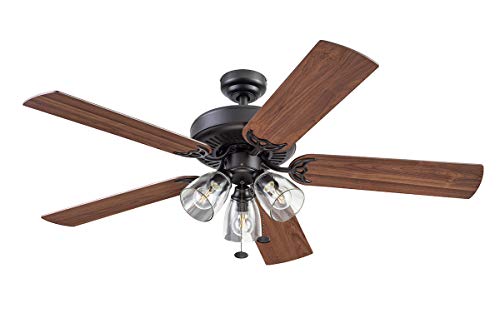 Prominence Home 51593 Saybrook Ceiling Fan, 52, espresso