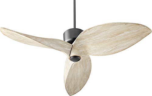 Quorum International Hawkeye 52" 3-Blade Ceiling Fan - Noir - 31523-69