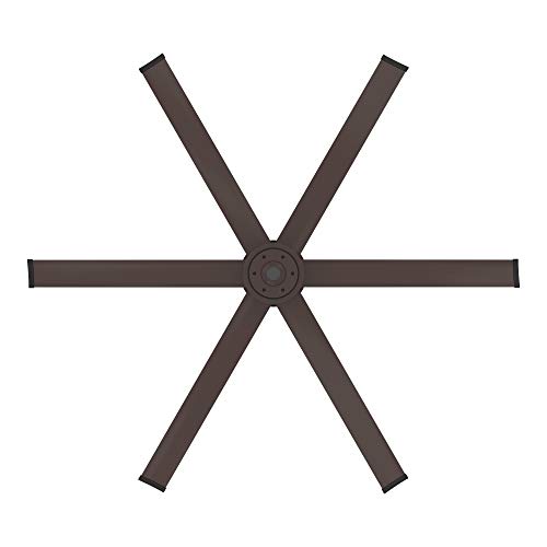 Big Ass Fans i6 60 Inch Outdoor Ceiling Fan with Direct Mount, Oil Rubbed Bronze Finish, SenseMe Technology, Bluetooth Remote Included, Residential or Commercial