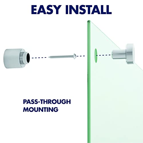 Quartet Whiteboard, Glass Dry Erase Board, Magnetic, 4' x 3', Infinity Frameless Mounting, White Surface, Accessory Tray, 1 Dry Erase Marker and 2 Glass Board Magnets (G4836W)