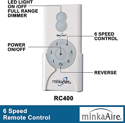 MINKA-AIRE F896-84-CL, Xtreme H2O 84" Ceiling Fan in Coal (Black) Finish with Remote and Additional Wall Control