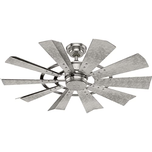 Hunter Fan Company 50803 Crescent Falls Ceiling Fan, 52, Galvanized