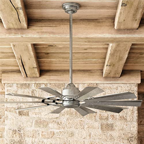 Hunter Fan Company 50803 Crescent Falls Ceiling Fan, 52, Galvanized