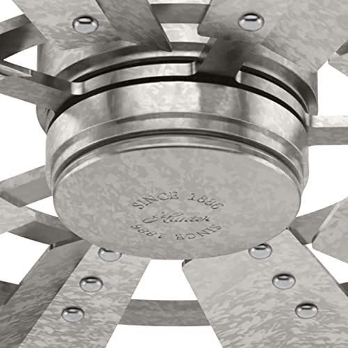 Hunter Fan Company 50803 Crescent Falls Ceiling Fan, 52, Galvanized