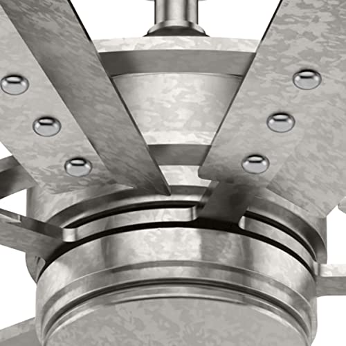 Hunter Fan Company 50803 Crescent Falls Ceiling Fan, 52, Galvanized