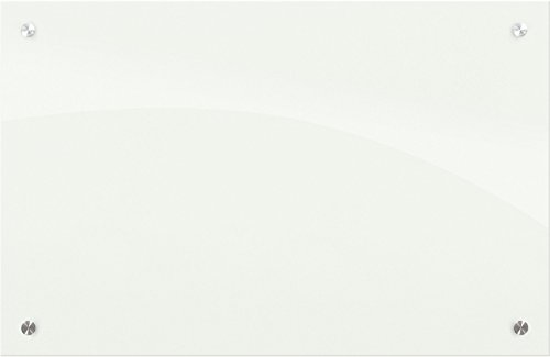 Best-Rite Enlighten Glass Dry Erase Whiteboard, Glossy White 1/8 inch Tempered Glass, 2 x 3 Feet